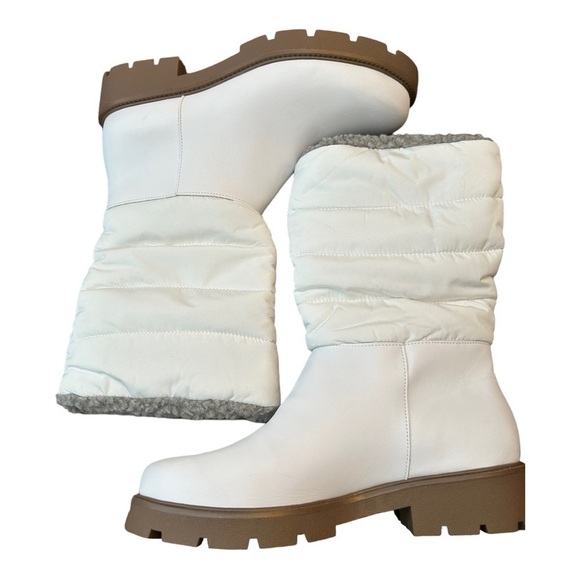 JOURNEE collection Nadine boots in white - Picture 5 of 16